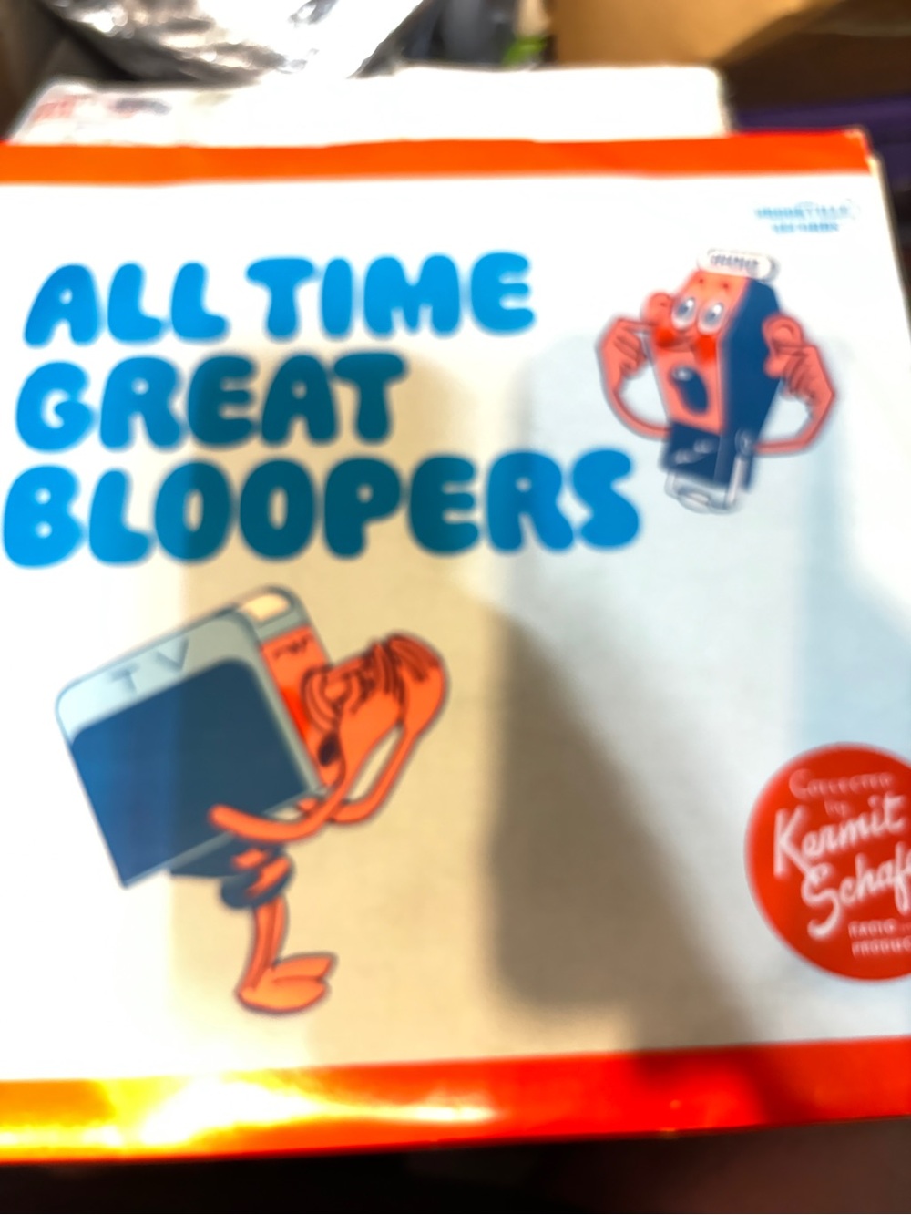 All Time Great Bloopers 2- LP Vinyl Record from the collection of Kermit Schafer